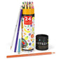 ARTEZA 24 Scented Pencils for Kids, Pre-Sharpened Color Pencils for Kids, Triangular Shape Smelly Pencils for Kids