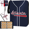 Baseball Card Binder With Sleeves 900 Pocket, Atlanta Baseball Card Holder For Trading Cards Baseball Collector Album Sports Car