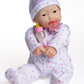 JC Toys La Baby 20-Inch Soft Body Baby Doll, Asian Purple, Washable, Removable Outfit, Model 15342, For Children 2 Years +