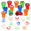 Cinrobiye 24 Pcs Sports Themed Stampers for Kids