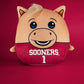 Sleep Squad Oklahoma Sooners Boomer 12'' Mascot Kiri Cloud Plushie - Official Collegiate Plush