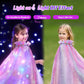 Meland Princess Dress Up For Girls, Light Up Princess Cape With Crown & Tutu, Dress Up Clothes For Halloween, Role Play, Girl To