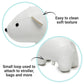 Little Big Friends Tiny Friends | Rattle Toy | Special Stuffed Animal | Easy To Clean | Nathan The Polar Bear
