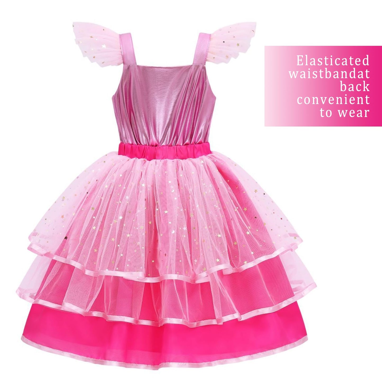Wyb Girls Costume Dress Halloween Cosplay Dress Dress Up For 4-10 Years Kids Outfits (4-5Y)