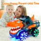 KidsMind Dinosaur Monster Truck for Baby Boy Music and Light Up Toy for Toddlers 1-3,Battery Powered Dino Trucks Toy Ideas for 2