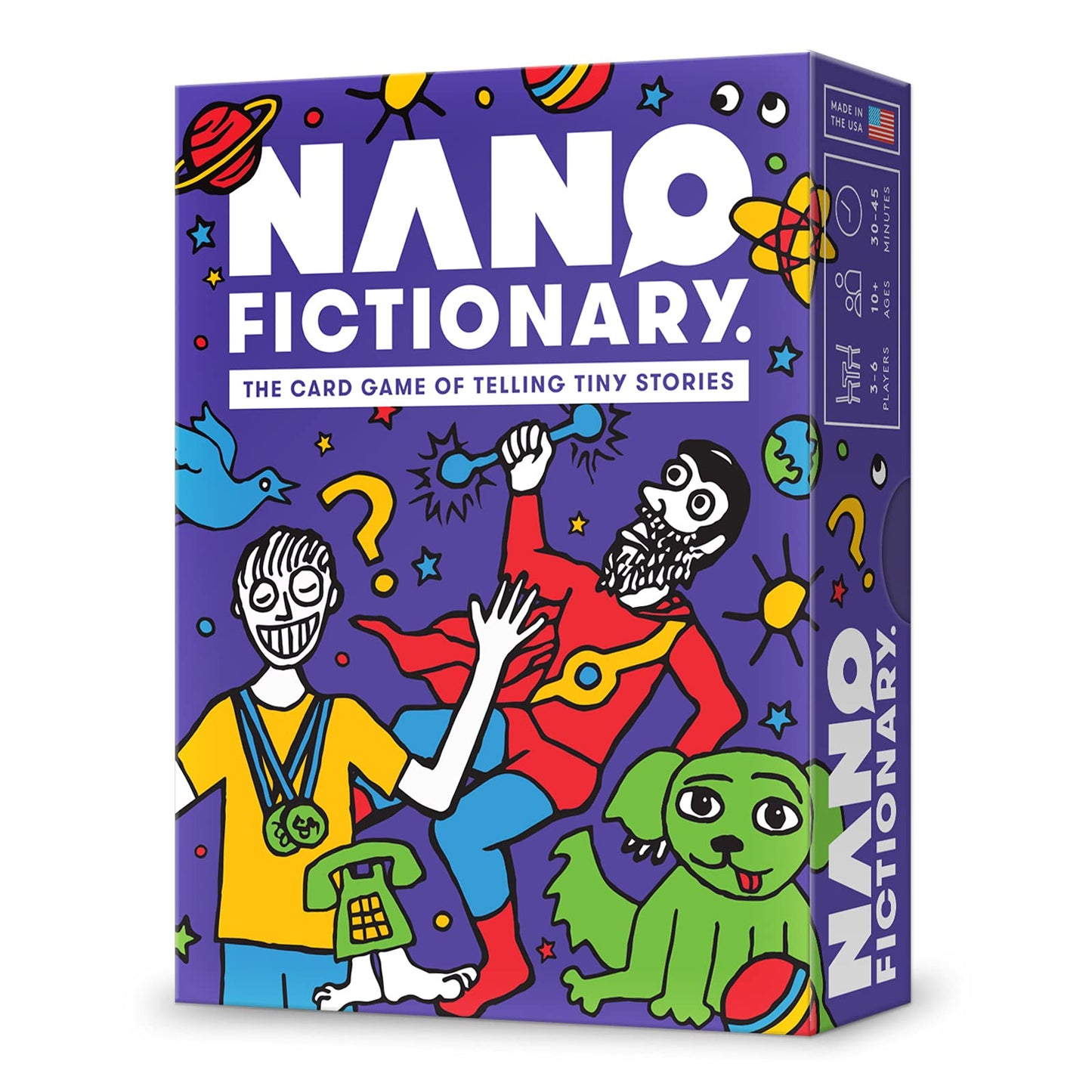 Looney Labs Nanofictionary Card Game - Creative Storytelling for All Ages