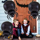 Hadckja Spider Balloons Halloween Balloons Spider Foil Balloons For Spider-Themed Party Birthday Party Supplies Decorations Hall