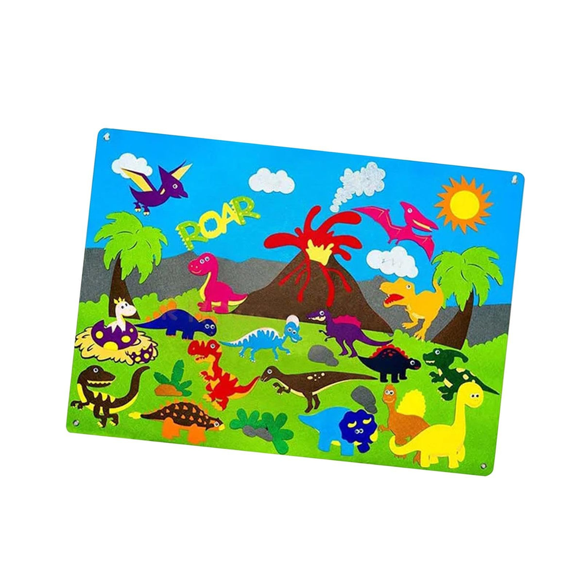 JAZZY PEARLS Felt Busy Board Teaching Aids for Ages 15 Years Old Airplane Car Toy Travel Dinosaur Sun|Toys & Hobbies | Educatio