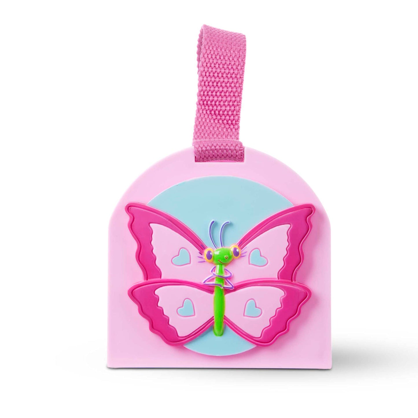 Melissa & Doug Butterfly Bug House Toy - Pink, Plastic, One Size, Model 6704, Easy-Access Door, Carrying Handle, 3+ Years