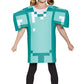 Disguise DG65645G Childs Minecraft protective covering Classic Costume  Size 10-12