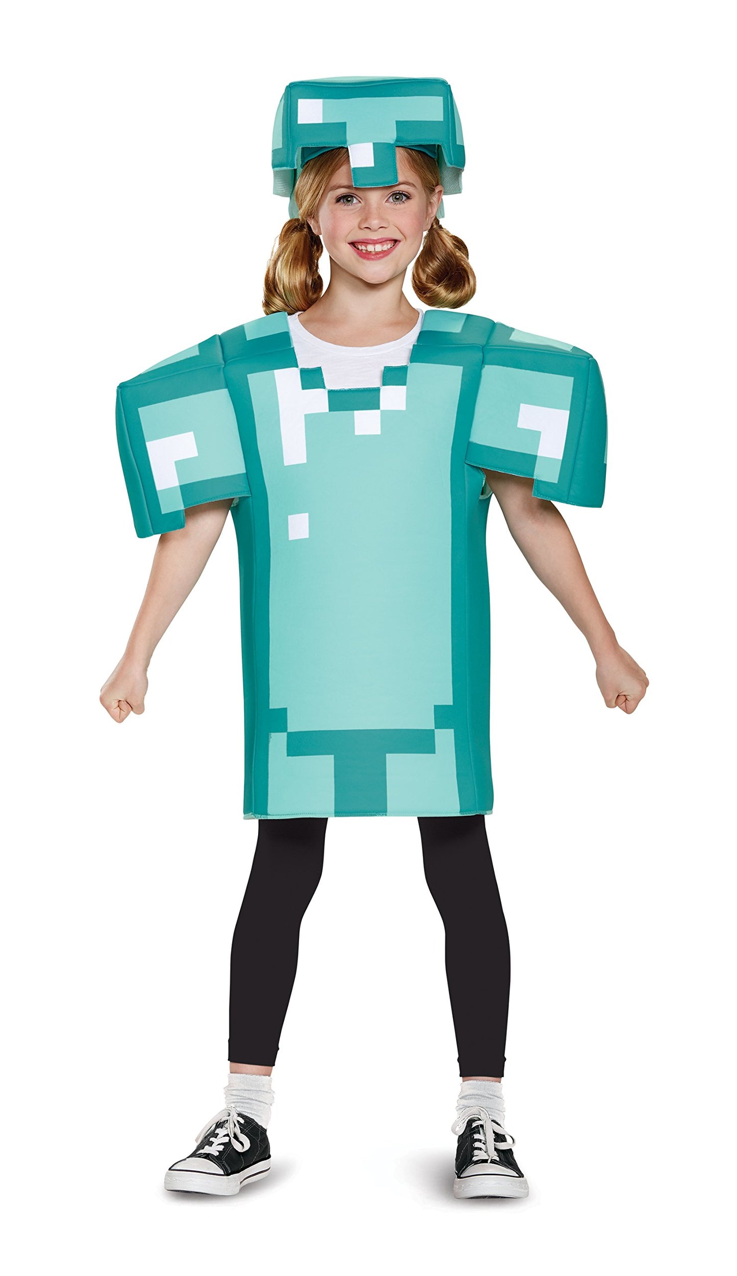 Disguise DG65645G Childs Minecraft protective covering Classic Costume  Size 10-12