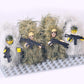 LEERFEI Military Camouflage Soldiers Toy Set(8 Included)  Action Minifigures in snowfield and Jungle Fatigues  Special Forces Soldier Figures in Ghillie Suit  and Accessories