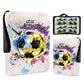 ShrewdYuya Soccer Card Binder-440 Pockets enhanced Trading Card Binder  Double-Side Collectible Sports Cards Binder Compatible with Soccer/Baseball/Football Cards  Waterproof PU Zippered Card Holder