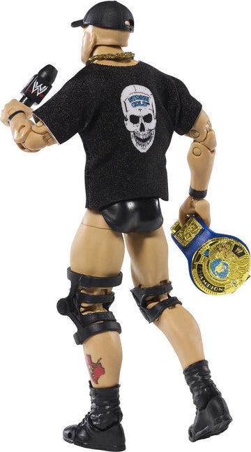 Wwe Mattel Ultimate Edition Stone Cold Steve Austin Action Figure, 6-In / 15.24-Cm, With Interchangeable Heads, Swappable Hands & Entrance Gear For Ages 8 Years Old & Up