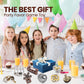 Wettarn 9 Pcs Metal Brain Teaser Puzzles Teaser 3D Steel Puzzle For Adults Unlock Interlocking Puzzle Adult Iq Education Smart Puzzle Toys Gift For Christmas(Novelty Style)