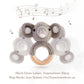 Wooden Baby Rattle Crochet Elephant And Wooden Rattle Baby Toys Set 2Pcs Handmade Newborn Toy Early Development Grips Stuffed An