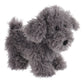 Apricot Lamb Toys Plush Dark Grey Poodle Dog Puppy Stuffed Animal Soft Cuddly Perfect For Child 8.3 Inches