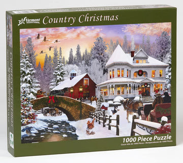 Vermont Christmas Company Country Christmas Jigsaw Puzzle 1000 Piece