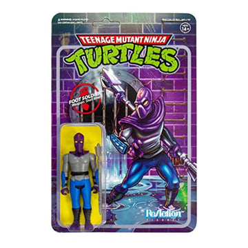 Super7 Teenage Mutant Ninja Turtles Foot Soldier 3.75 In Reaction Figure