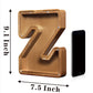 Aorcmitn Wooden Letter Coin Piggy Bank For Boys Girls Kids Toddler Adults Money Bank Best Gift For Friends(9.2Inch-Z