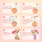 Fabric Flower Bouquets Toys for Toddlers and Girls Ages 3 4 5 6 7 8 9, Arts & Crafts Kit for 4-8 Year Old Kids, Ideal Festive Xm