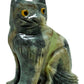 Nelson Creations, Llc 2 Inch Cat Natural Soapstone Hand-Carved Animal Charm Totem Stone Carving Figurine