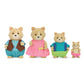 Li'L Woodzeez Cat Family Set – Whiskerelli Cats With Storybook – 5Pc Toy Set With Miniature Animal Figurines – Family Toys And Books For Kids Age 3+