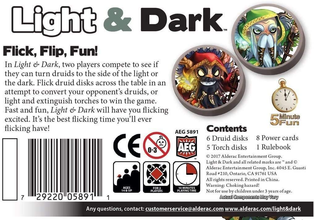 Alderac Entertainment Ald05891 Light And Dark Board Game