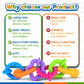 Richtim Bath Toys Toddlers Suction Toys: 6 Pack Colorful Textured Suction Bath Toys For Bathtime - Baby No Hole Bath Toys