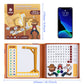 Magnetic Hangman Board Game for Kids Ages 4-10 - Reusable Travel Toys with - Airplane Educational Road Trip Essentials Screen-Fr