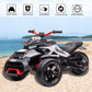 Postack 24V Kids Ride On Police Motorcycle, 3 Wheeler Ride On Atv For Boys Girls, Battery Powered Electric Vehicle For Toddlers