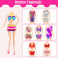 110 Pcs Doll Clothes And Accessories - Doll Dress Up Toys For Girls With Wedding Dresses, Casual Dresses, Casual Jumpsuit, Swims