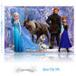 Frozen Birthday Backdrop For Girls Birthday Party Decoration, 6Ft*3.6Ft/180Cm*110Cm Frozen Birthday Background Wall Decorations,