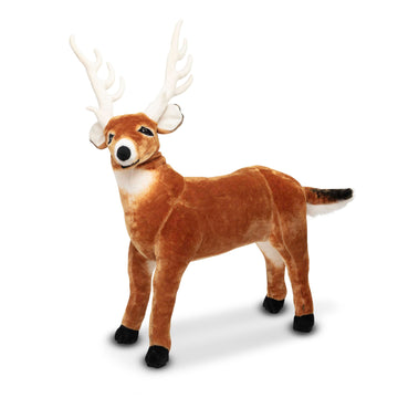 Melissa & Doug Giant Deer - Lifelike Stuffed Animal (Over 3 Feet Long)