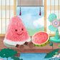 Apricot Lamb Toys Plush Fresh Watermelon Stuffed Fruit Soft Cuddly Perfect For Child 5.9 Inches