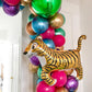 Giant Tiger Balloons 40 Inch Tiger Shaped Balloons Woodland Tiger Balloons For Jungle Safari Themed Kids Birthday Party Decorati
