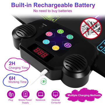 Cxwlmat 2025 Upgraded Kids Dance Mat For 3 4 5 6 7 8+ Year Old, Rechargeable Light Up Girls Dance Mats With Large Capacity Batte