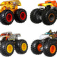 Hot Wheels Monster Trucks Toy 4-Pack, Set of 4 1:64 Scale Wild Ragers: 4-Wheel Hive, Hotweiler, Shark Wreak & Wild Streak -Like New