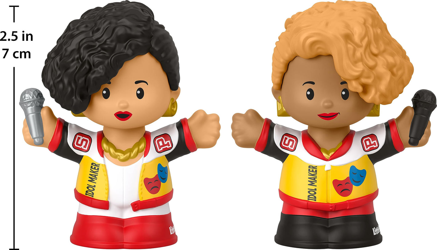 Little People Collector Salt-N-Pepa Special Edition Figures Set, Multicolor, HPV75, Plastic, Display Package for Adults & Hip Hop Fans