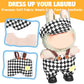 AICase for Labubu Clothes/for Labubu Outfits Clothes Set for 17cm Lububu Doll 3 Piece Set Hat Clothing for LA BUBU  Boys and Girls Stylish Adorable Dolls Clothes Accessories (No Doll)_04