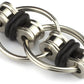 Tom'S Fidgets Original Flippy Chain Fidget Toy - Perfect For Adhd, Anxiety, And Autism - Bike Chain Fidget Stress Reducer For Adults And Kids (1, Black)