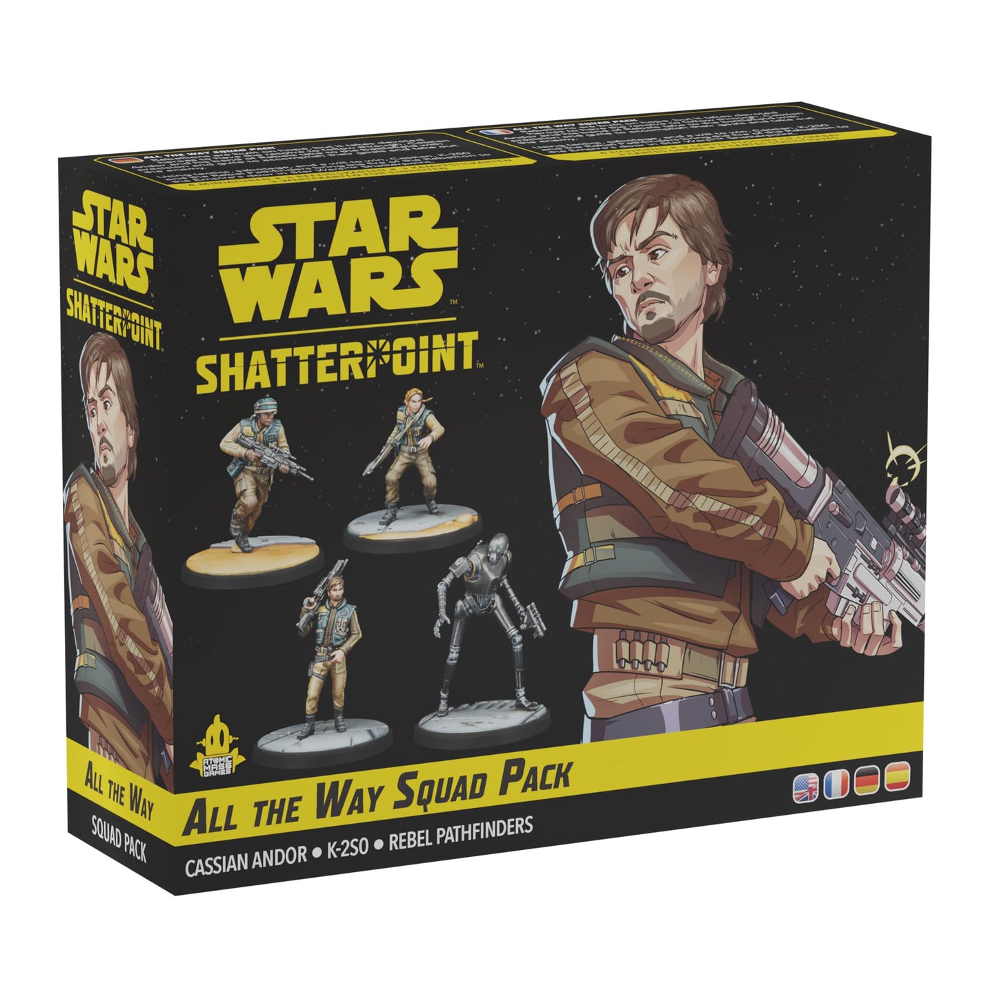 Star Wars Shatterpoint All The Way Squad Pack - Tabletop Miniatures Game, Strategy Game for Kids and Adults, Ages 14+, 2 Players