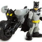 Fisher-Price Fwk36 Imaginext Dc Super Friends Batman& Batpod Figure, Multicolor