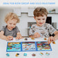 Nashrio Magnetic Puzzles For Kids Ages 4-6, 20-Piece Toddler Travel Toys Transportation Puzzles Ages 3-5, Educational Learning Magnets, Ideal Road Trip Activities Toys For 3 4 5 6 Boys And Girls