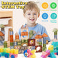 67 Pcs Magnetic Blocks For Kids, 3D Magnetic Geometric Building Block Set For Toddlers, Stem Educational Preschool Sensory Monte