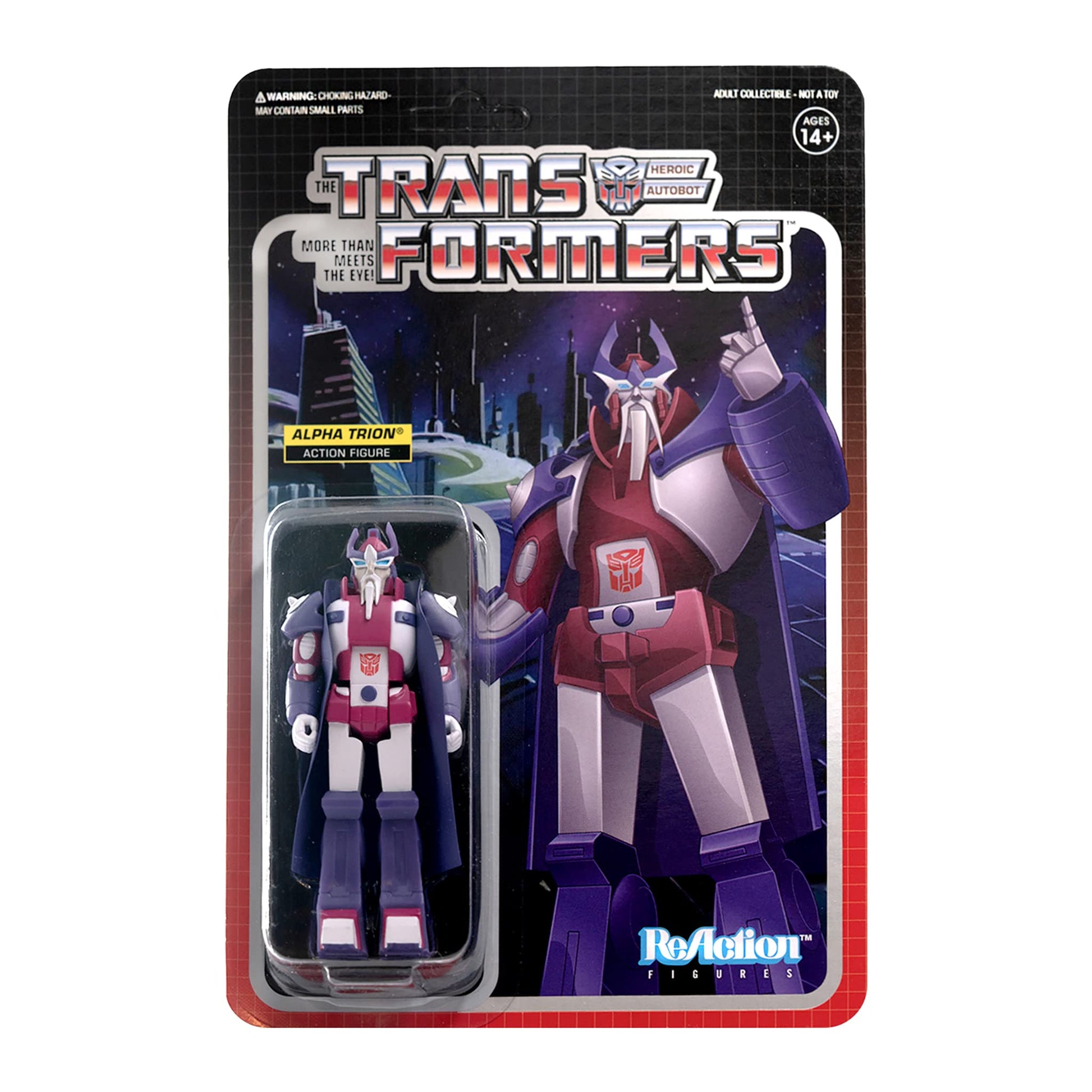 Super7 Transformers Alpha Trion 3.75 in Reaction Figure