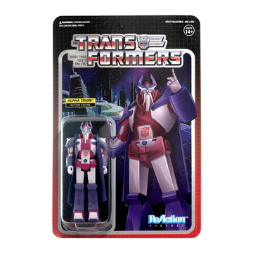 Super7 Transformers Alpha Trion 3.75 in Reaction Figure
