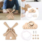 Merishopp Busy Board Material Teaching Aids Puzzles Gifts For Preschool Kindergarten Windmill| Baby Learning Toy | Infant Activi