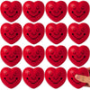 Heart Shape Stress Balls 16 Pcs Pack | 3    Inch Red Heart Shape Smile Balls | Squeeze Foam Heart Balls With Hug | Soft Heart Ba