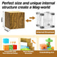 Magnetic Blocks-Build Mine Magnet World Pumpkin Edition Kids Games Toys For Boys Girls 3+ Years Old Magnetic Stem Construction Toys Ages 4-6 6-8 5-7 For Halloween Birthday Gifts